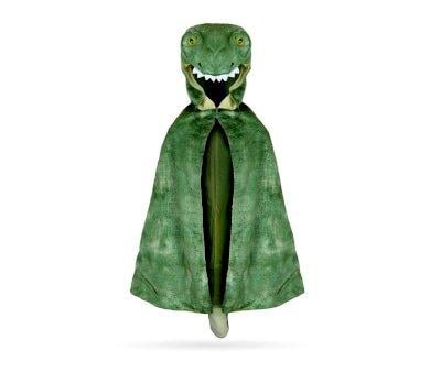 Mantello T-Rex Verde 4-5 anni