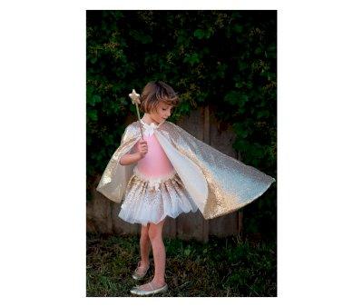 Mantello Paillettes Oro 5-6 anni