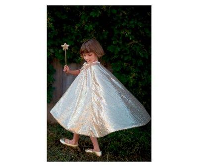 Mantello Paillettes Oro 5-6 anni