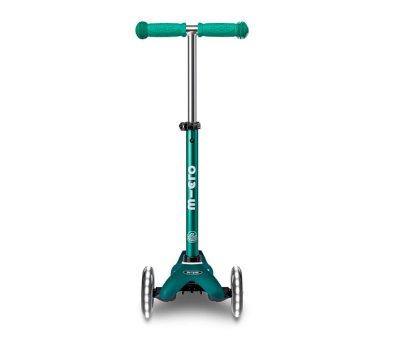 Patinete Mini Micro Deluxe Eco Verde con Luces LED