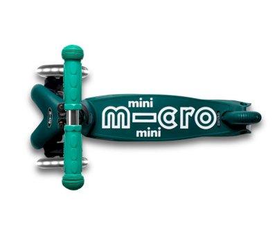 Patinete Mini Micro Deluxe Eco Verde con Luces LED