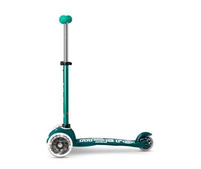 Patinete Mini Micro Deluxe Eco Verde con Luces LED