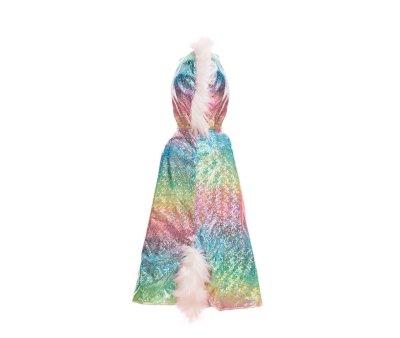 Mantello Reversibile Unicorno/Drago Rainbow 5-6 anni