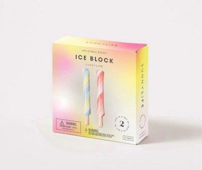 2 Inflatable Ice Blocks Buddy