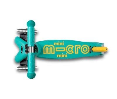 Patinete Mini Micro Deluxe Eco Menta con Luces LED