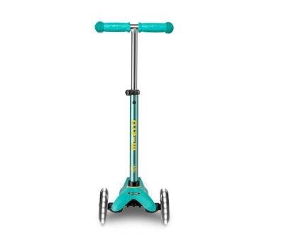 Patinete Mini Micro Deluxe Eco Menta con Luces LED