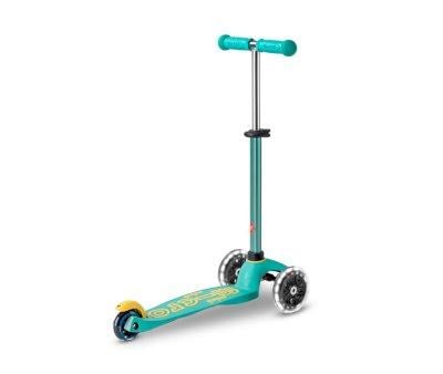 Patinete Mini Micro Deluxe Eco Menta con Luces LED