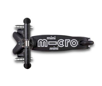 Patinete Mini Micro Deluxe Eco Negro con Luces LED