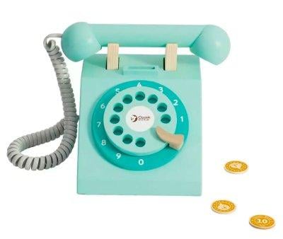 Telefono Vintage Legno
