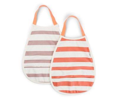 2 Bavagli Pull-Over Stripes Papaya/Powder