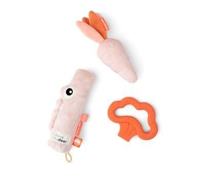 Set de 3 Brinquedos Sensoriais Tiny Croco Papaya/Rose Powder