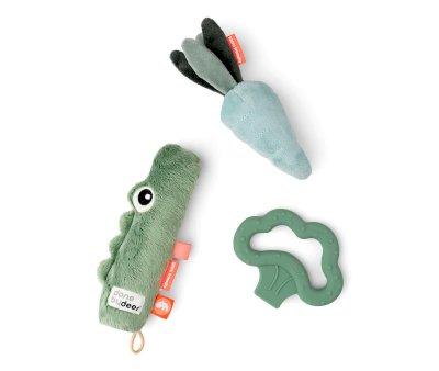 Set 3 Giochi Sensoriali Tiny Croco Green