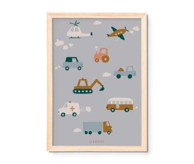 Pster azul da Beverly Vehicles/Dove