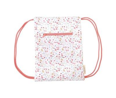Mochila Saco Flores & Borboletas