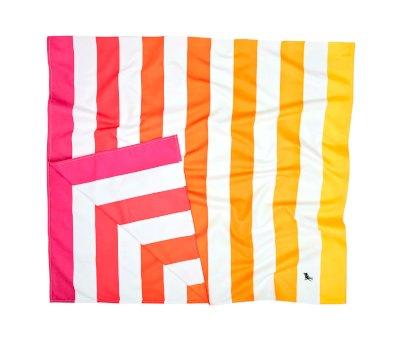 Toalha de Secagem rpida personalizvel Microfibra XL Summer Peach Sunrise