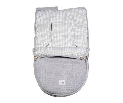 2-in-1 Baby Carrier Bag I Love Vichy Grey
