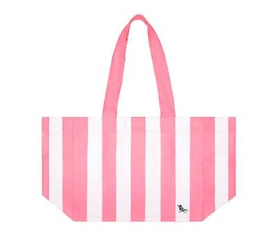 Bolsa de praia  Stripes Dock & Bay  Rosa Pastel