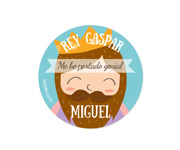 Pack 3 Distintivi Personalizzati Reyes Magos ES