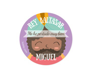 Pack 3 Distintivi Personalizzati Reyes Magos ES