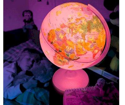 ES-Globo Geografico Pink Zoo 25cm