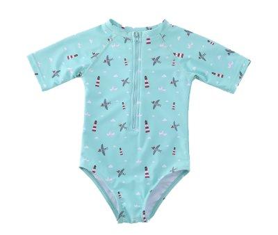 Swimsuit with Zipper Lighthouse