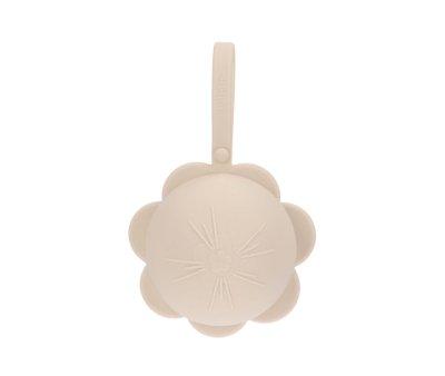 Portachupetes Silicona Flor Ivory