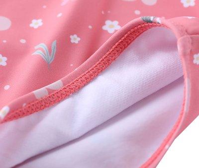 Swimsuit with Zipper Flowers