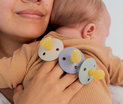 2 Succhietti BIBS Colour Simmetrica Notturni Blush/Vanilla