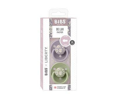 2 Succhietti BIBS De Lux Capel Sage Mix Silicone