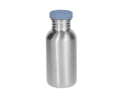 Personalised Blue Basic Steel Bottle 500ml