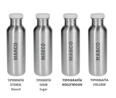 Bottiglia Tutete Acciaio Basic Senape 350ml