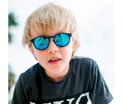 Gafas de Sol Flexibles Keyhole (+6 aos) Polarizadas Jet Black