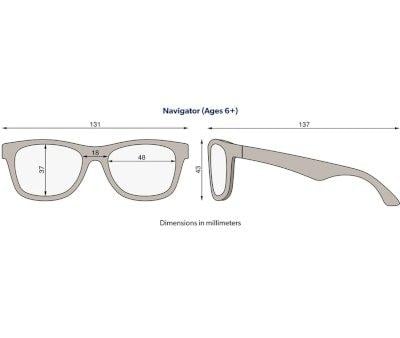 Occhiali da Sole (+6) Flessibili Navigators Polarizzati Graphite Gray