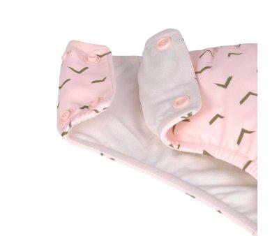 Diaper Swimsuit Buttons Jags Light Pink