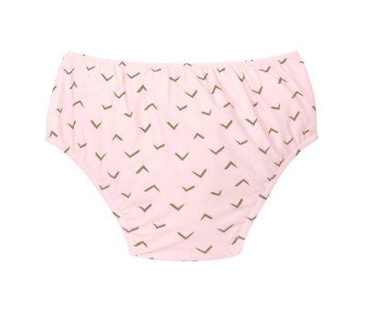 Diaper Swimsuit Buttons Jags Light Pink
