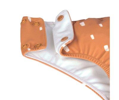 Paal Swim Diaper Buttons Bricks Caramel
