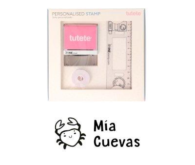 Timbro per tessuti Personalizzato Granchio + Nastro Capi Scuri