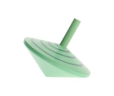 Light Green Spiral Wooden Top