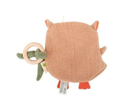 Mini Doudou-Dentarello Owl Green
