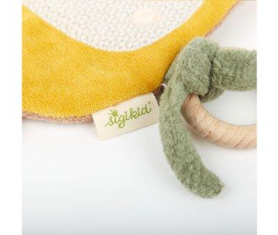 Mini Doudou-Dentarello Owl Green