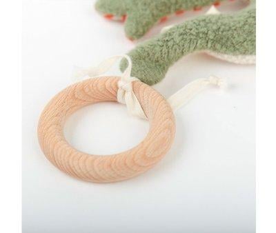 Mini Teether-Doudou Lizard Green