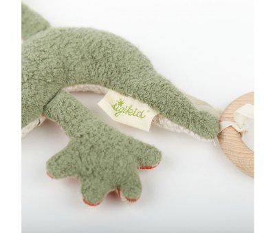 Mini Teether-Doudou Lizard Green
