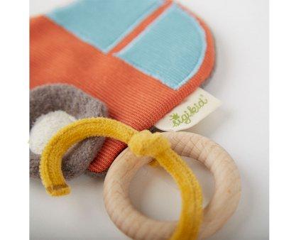 Mini Doudou-Teether Car Green