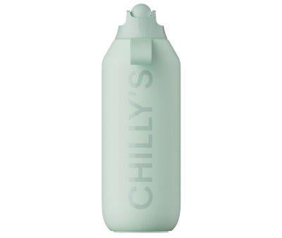 Bouteille en acier Sport Series 2 menthe, 1 L