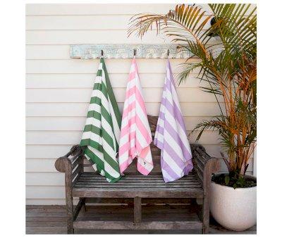 Telo Spiaggia Large Microfibra Cabana Malibu Pink Personalizzabile