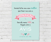 Lmina Personalizada Pares Avis