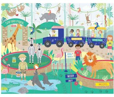 Moving Puzzle Zoo 50 pezzi