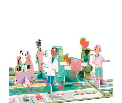 Puzzle Happy Hospital Pop-Up 60 pices