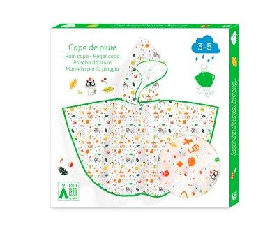 Poncho Pioggia Animali del Bosco 3-5 anni