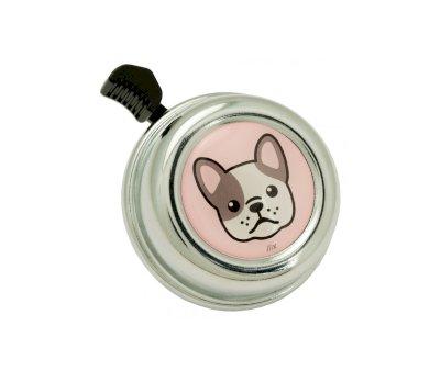 Doorbell Bell French Batdog Chrome